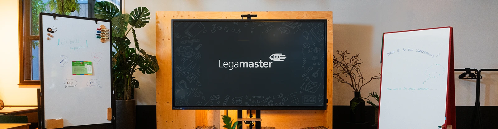 Legamaster kopen achter touchscreen digibord ecran interactif