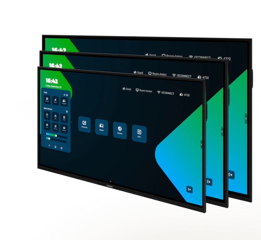 i3CONNECT kopen achter touchscreen digibord Elm2 Aspen4