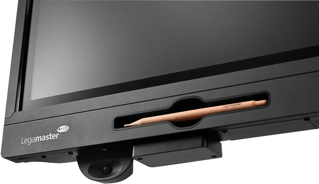 Legamaster scherm - detail van pen en pennenhouder / détail du stylet et de son support