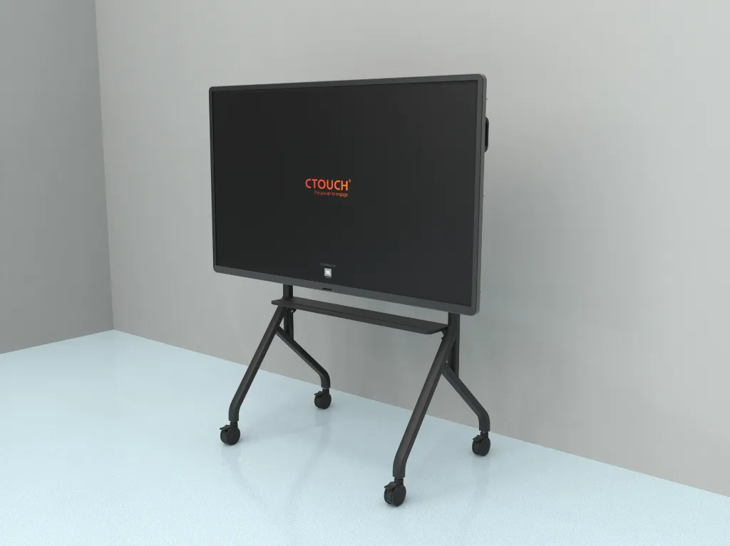 CTOUCH interactief scherm op een verrijdbaar onderstel / écran interactif sur support mobile