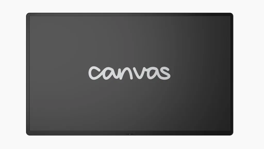CTOUCH Canvas interactief scherm - vooraanzicht / écran interactif, vue de face