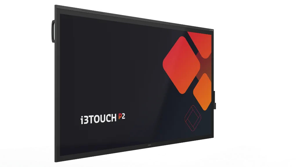 i3TOUCH P2 - schuin vooraanzicht / vue de face en perspective