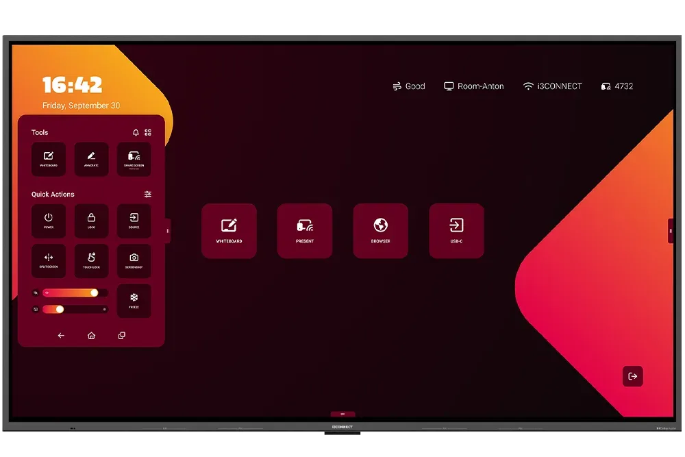i3CONNECT ASPEN4 65 pouces - Écran interactif haut de gamme