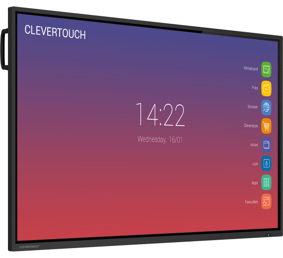 Clevertouch Impact interactief scherm digibord touchscreen kopen belgie service opleiding ondersteuning prijs