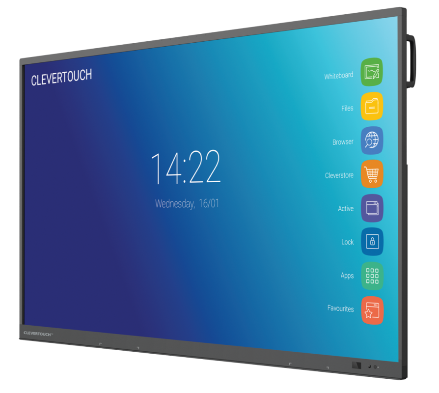 Clevertouch Impact Plus interactivetouch belgie touchscreen kopen offerte prijs budget educatie school service